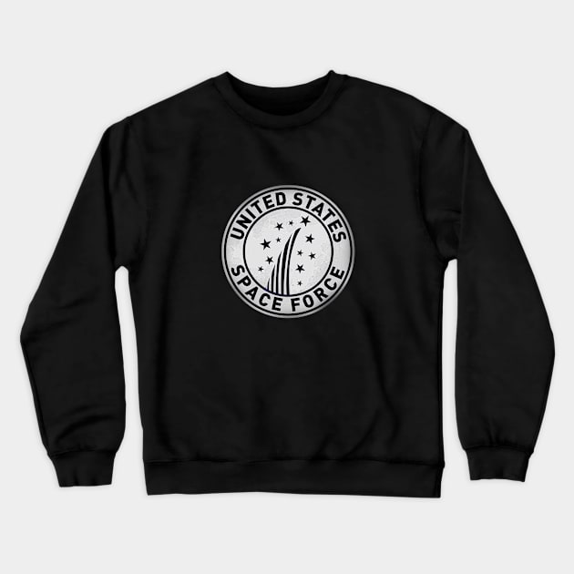 US Space Force Vintage Crewneck Sweatshirt by DesignbyDarryl